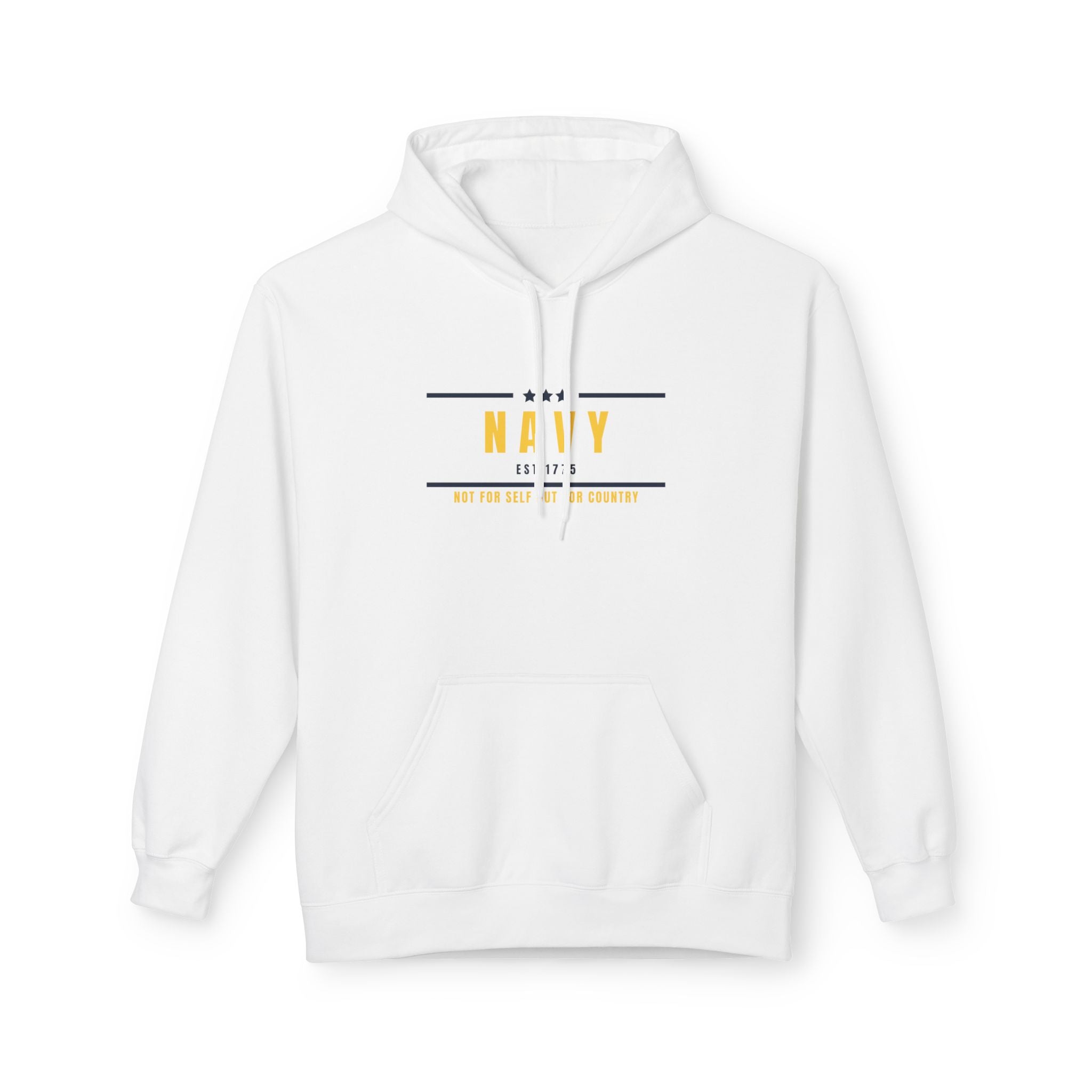 Navy Est. Hoodie — Military Pride Pullover