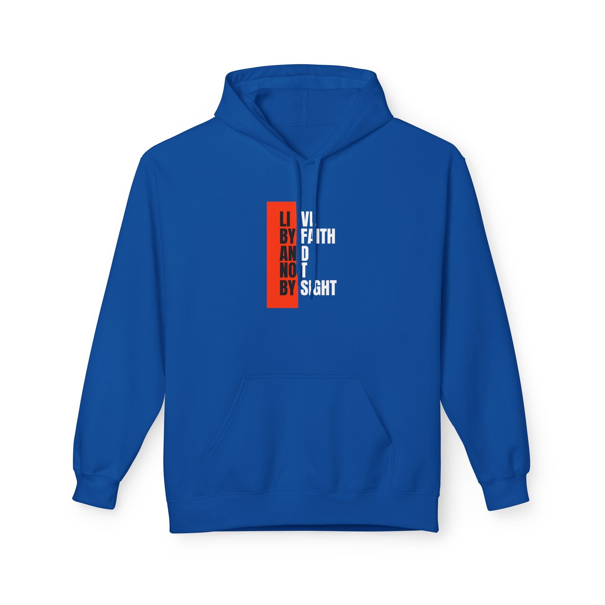 Faith Over Sight Hoodie — "By Faith Not By Sight" Graphic Hoodie