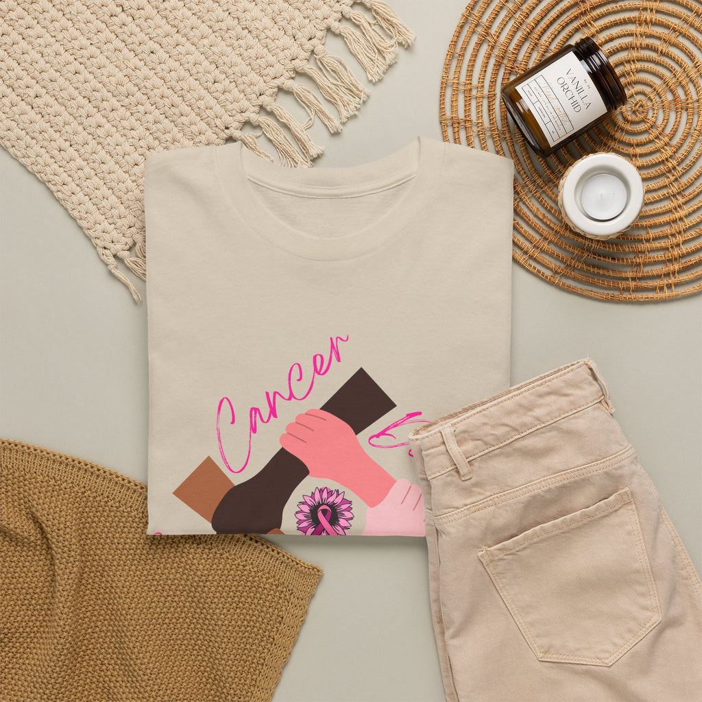 Cancer Support Awareness T-Shirt — "Cancer Doesn't See Color"