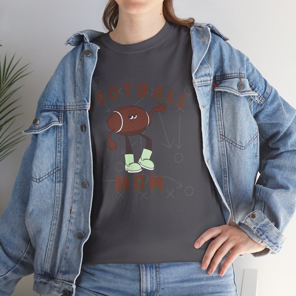Football Mom graphic Unisex Heavy Cotton Tee