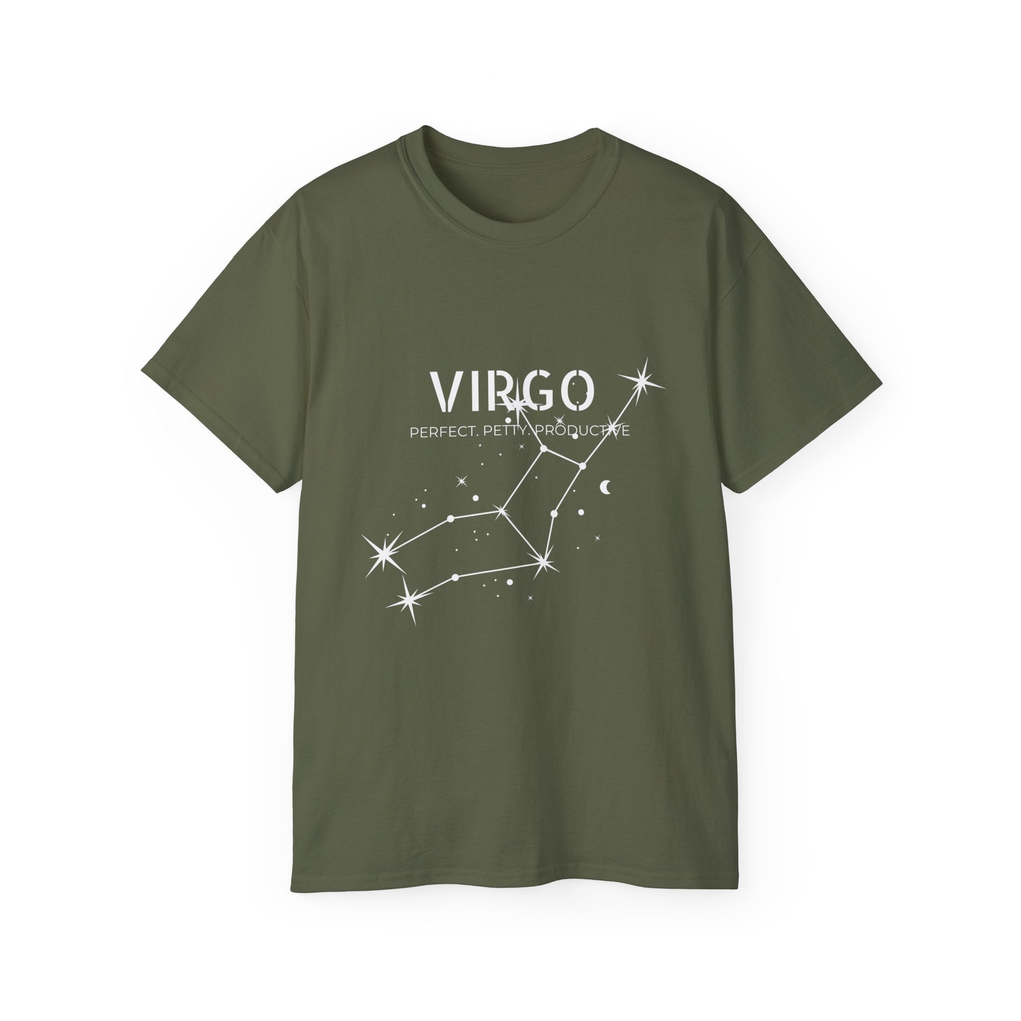 Virgo Constellation T-Shirt — "Perfectly Meticulous" Zodiac Tee