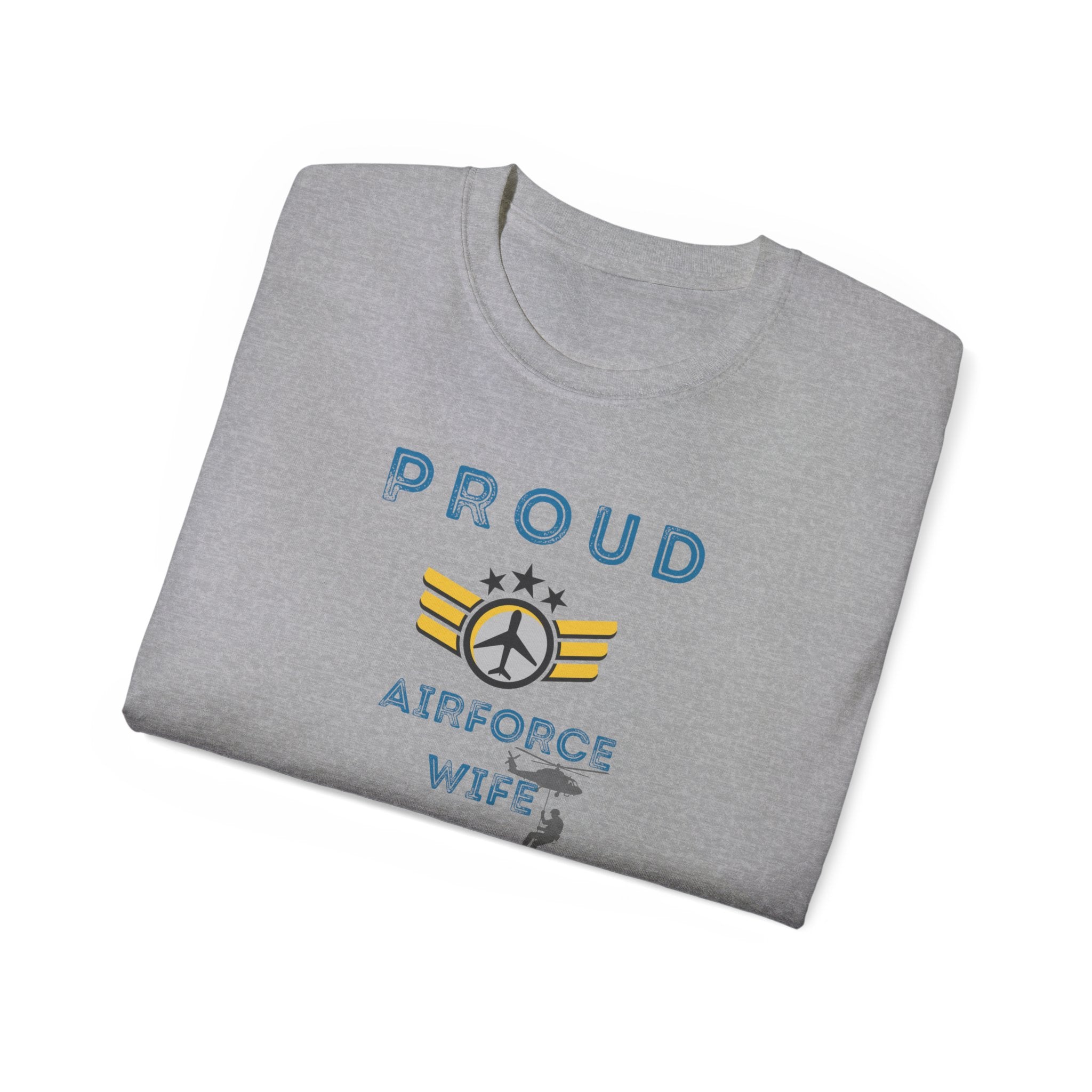 Proud Air Force Wife T-Shirt — Military Spouse Tee