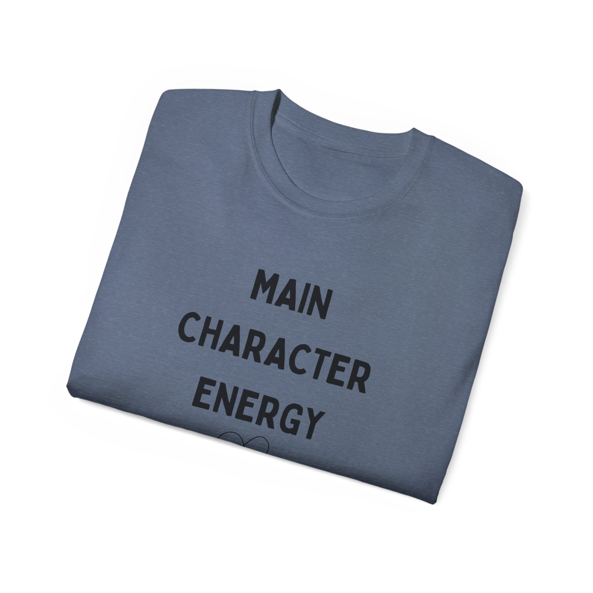 Main Character Energy Tee — "Match Me" Graphic Cotton Shirt
