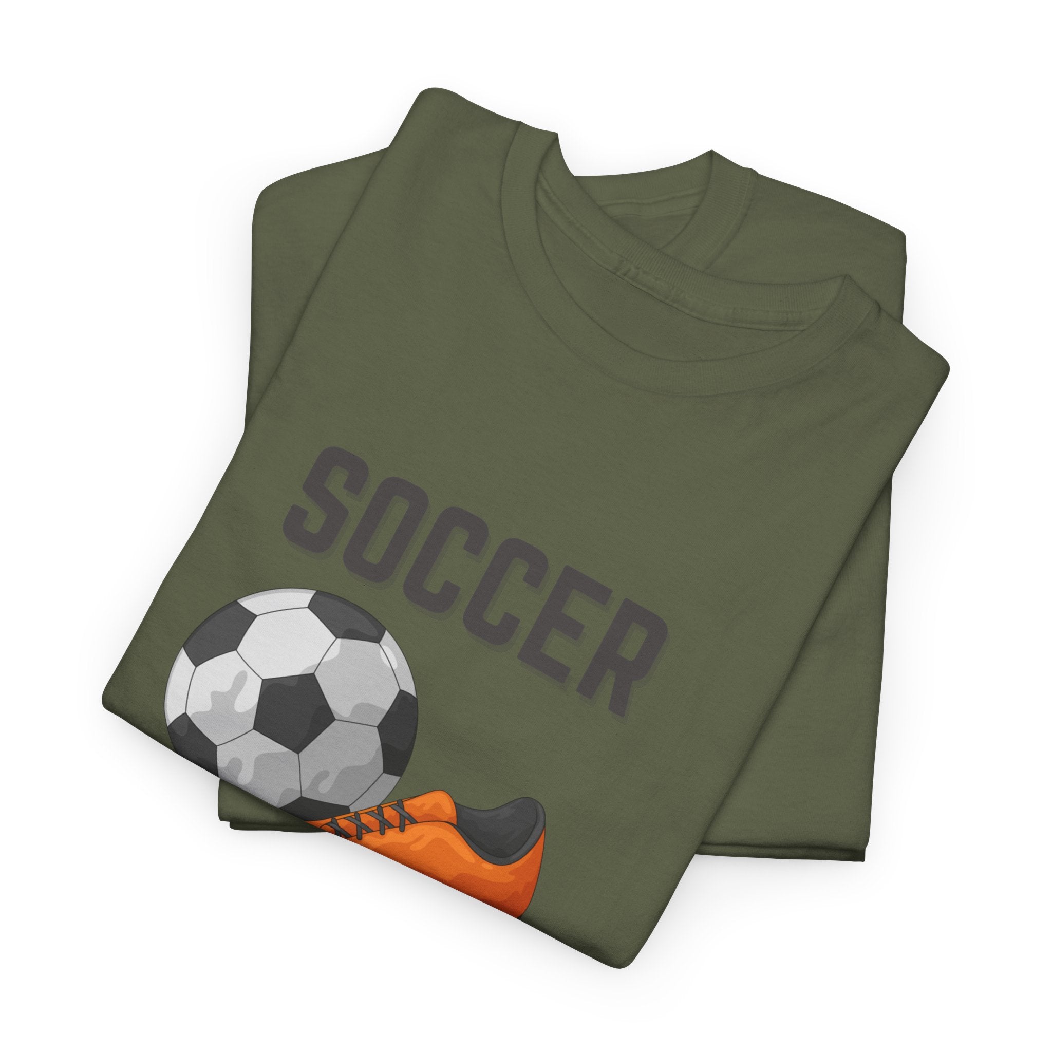 Soccer Dad T-Shirt – Graphic Soccer Ball & Cleat Tee, Father’s Day Gift