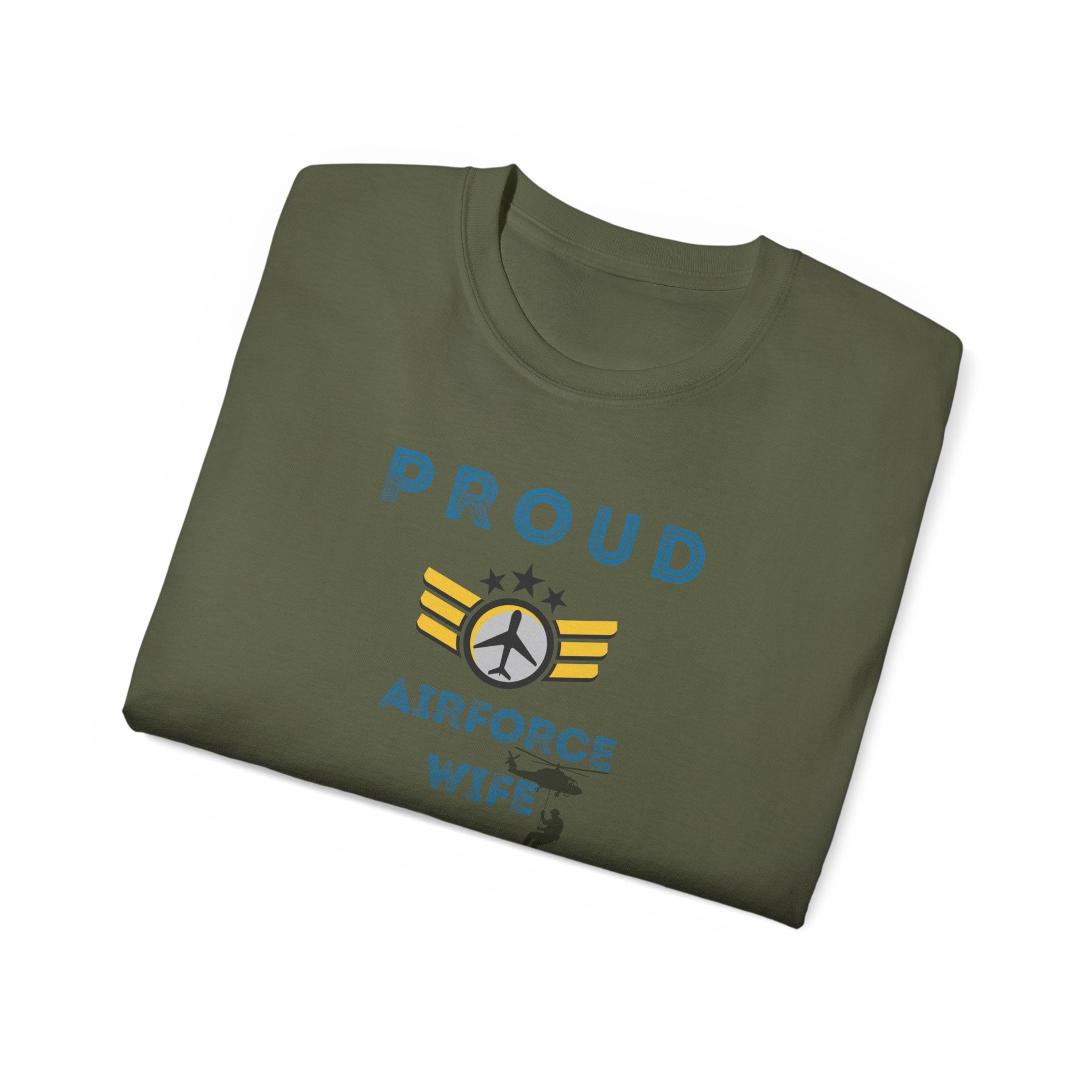 Proud Air Force Wife T-Shirt — Military Spouse Tee