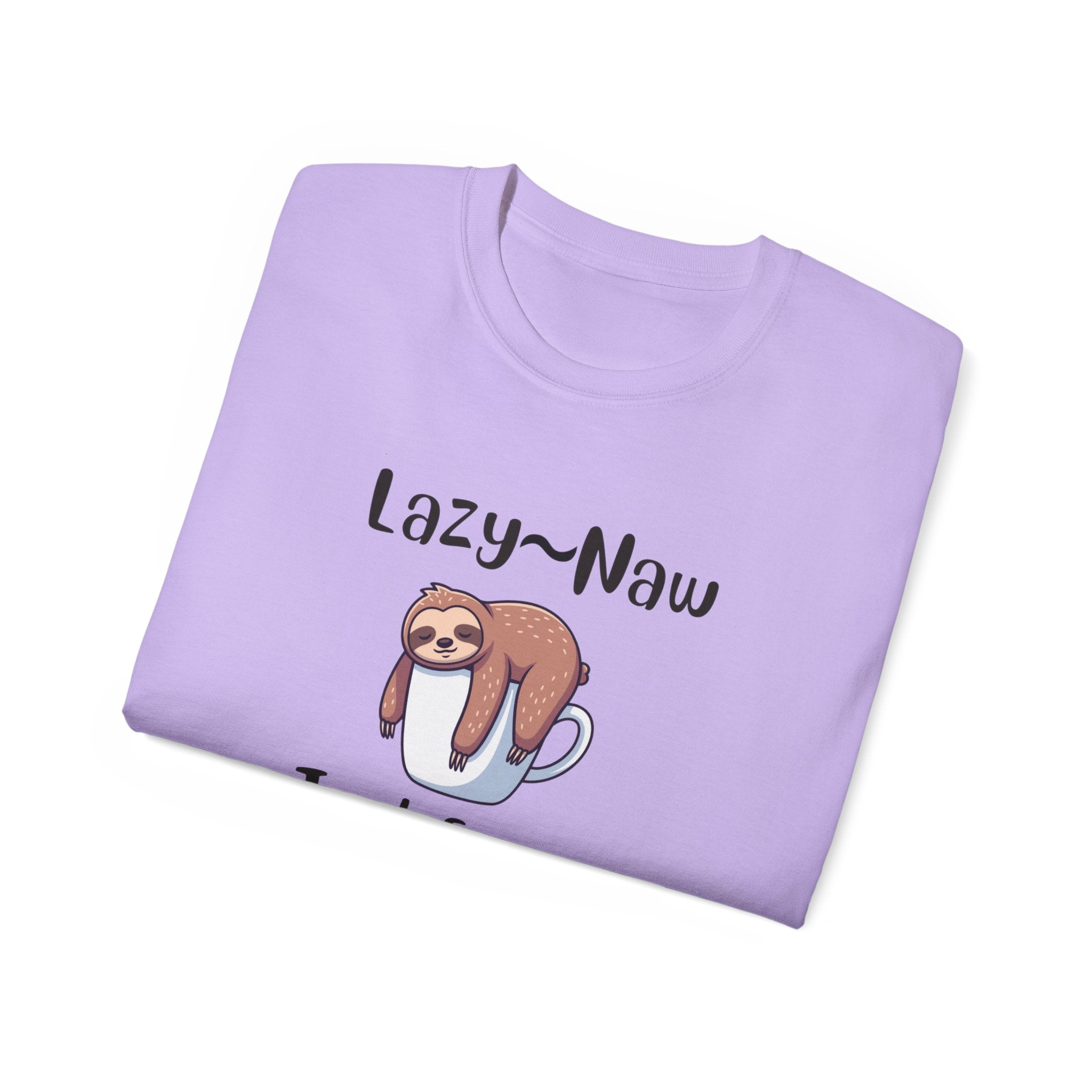 Sloth 'Lazy-Naw — Just Energy Efficient' T-Shirt
