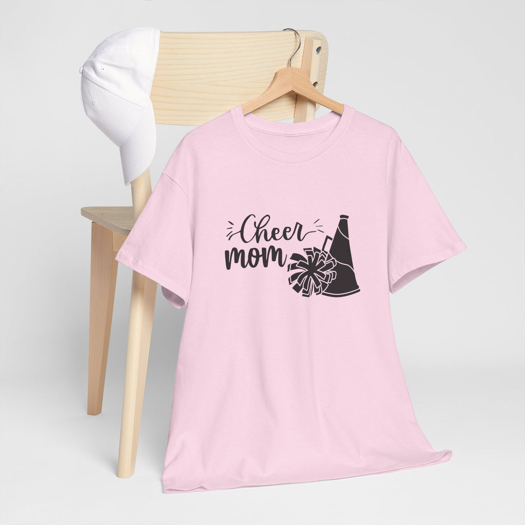 Cheer Mom T-Shirt — Pom Pom & Megaphone Mom Tee