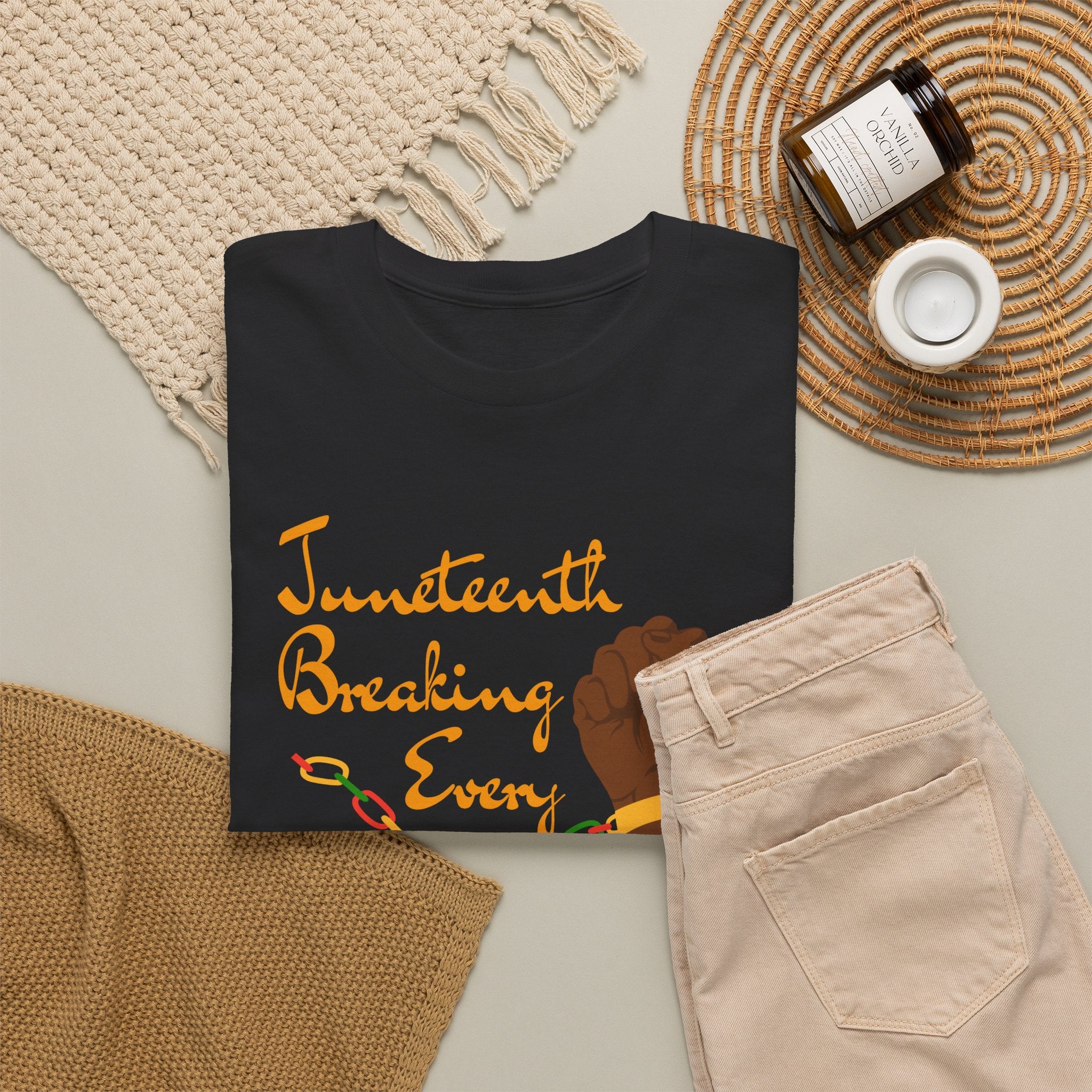Juneteenth Freedom Tee — "Breaking Every Chain Since 1865"