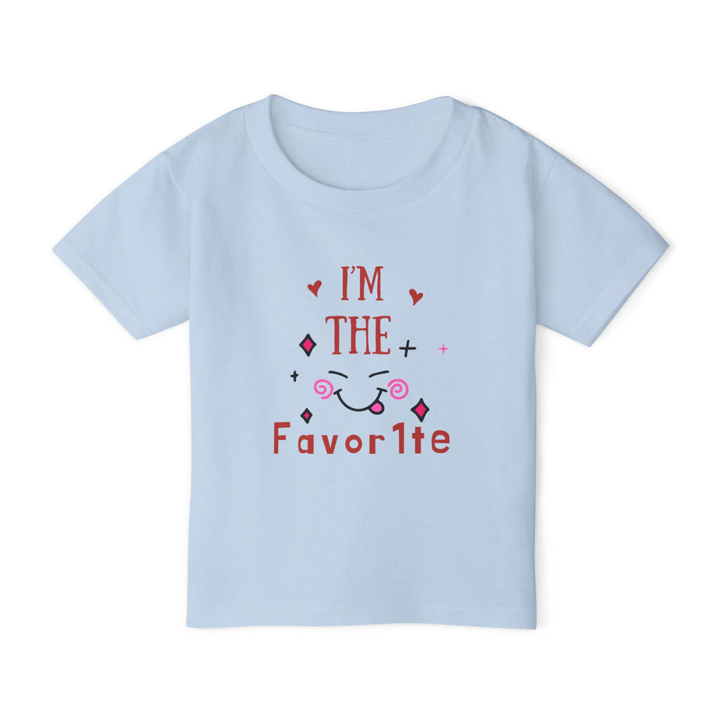 I’m The Favorite Toddler T-Shirt — Cute Heart & Script Baby Tee