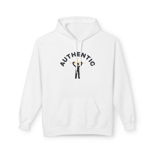 Authentic you Hoodie — 'Authentic' Graphic Pullover