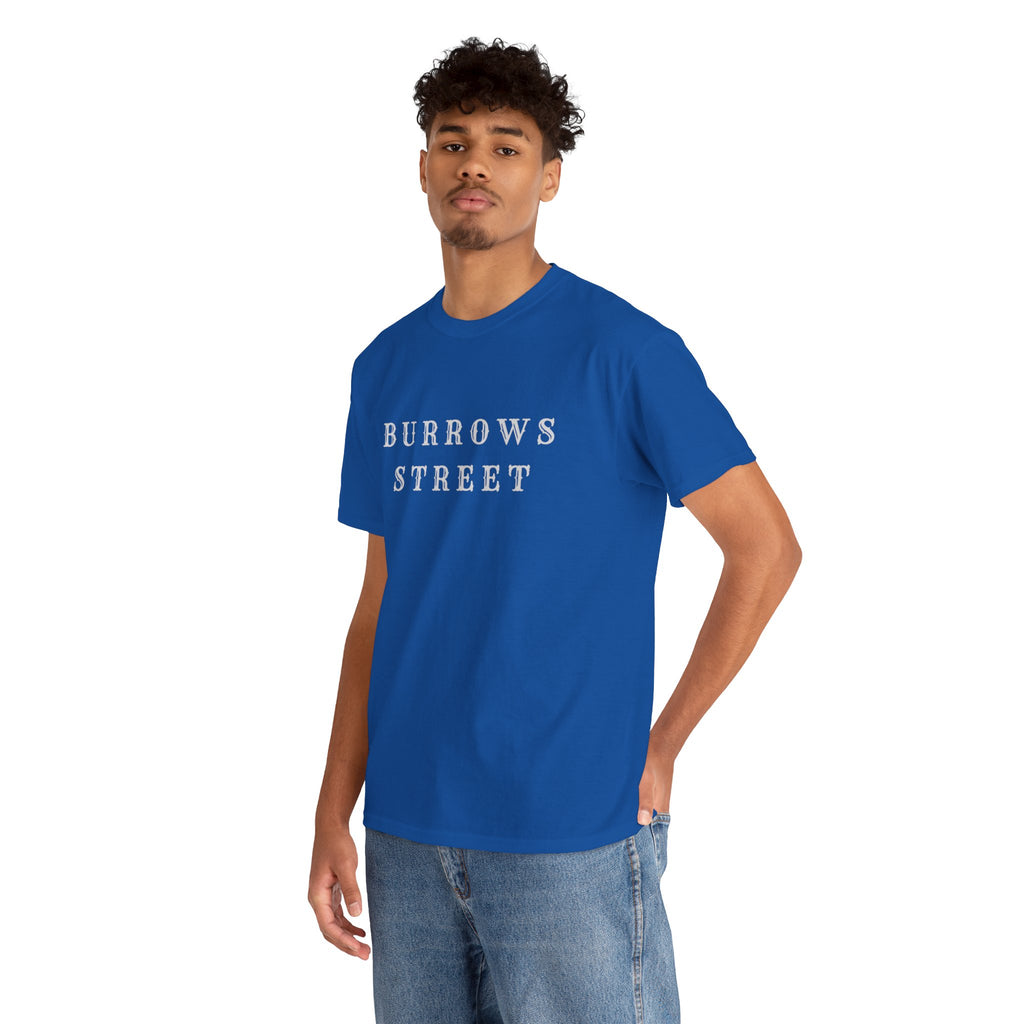 Burrows Street T-Shirt — Minimal Vintage Street Name Tee