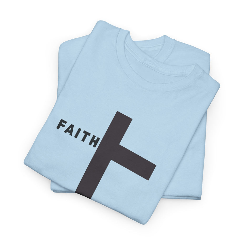 Faith Cross T‑Shirt — Minimal Christian Tee