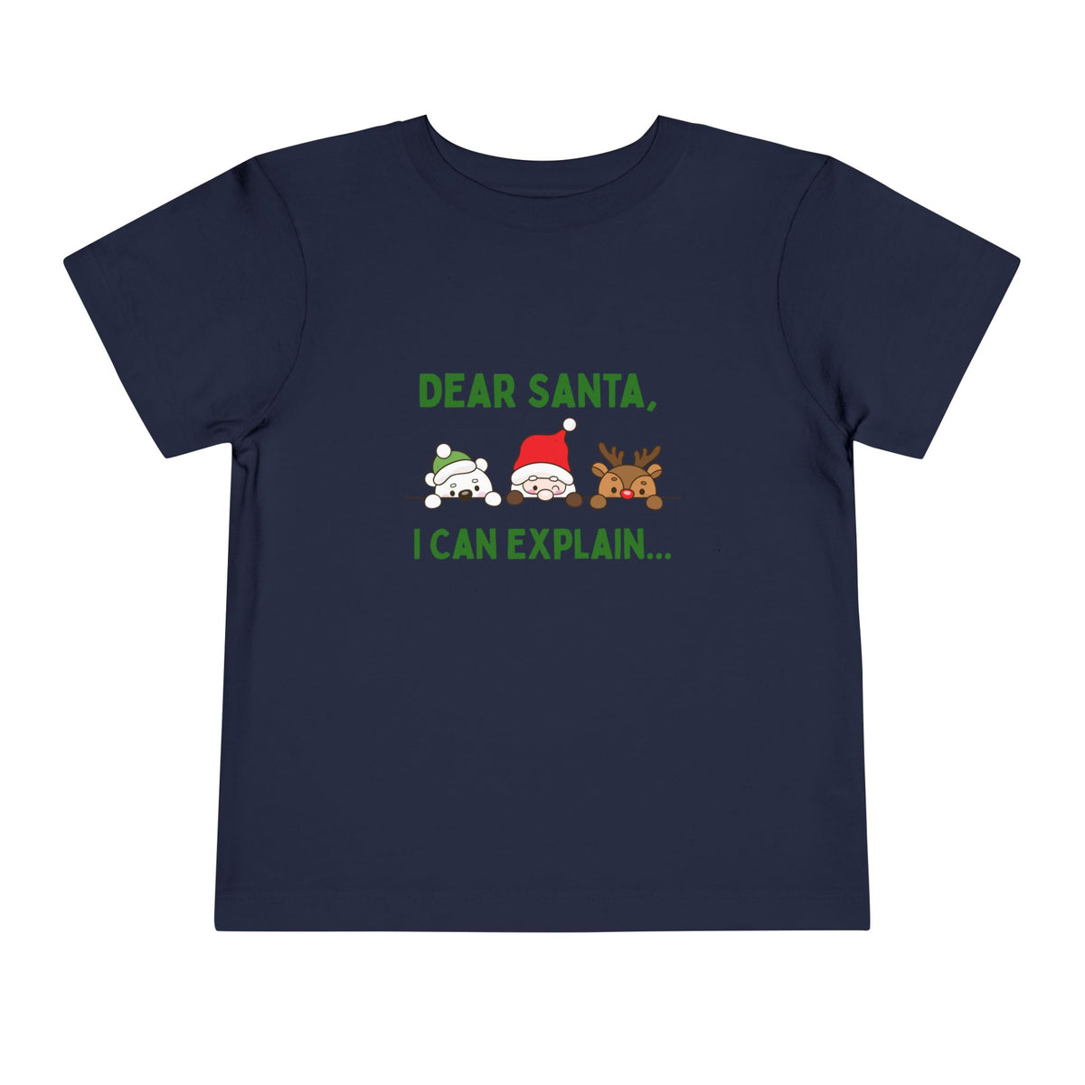 Dear Santa I Can Explain Toddler Christmas Tee