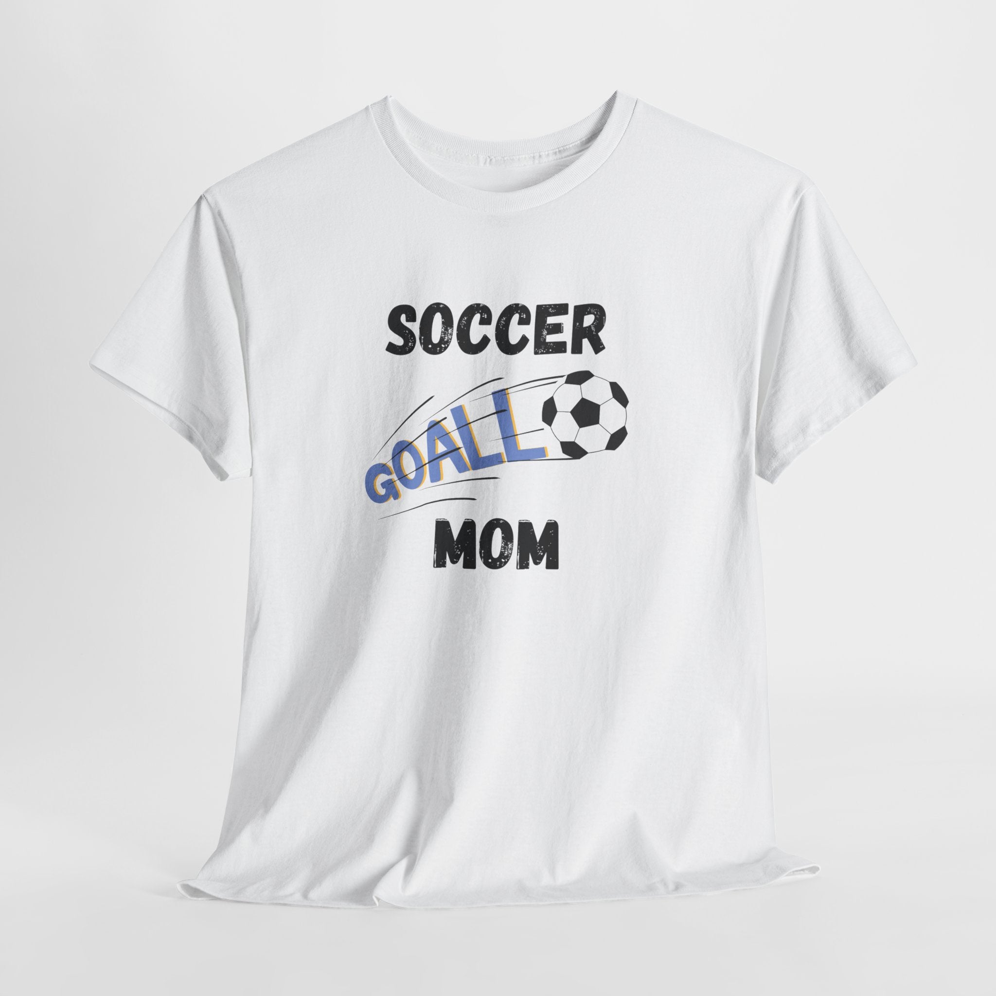 Soccer Mom T‑Shirt — 'Soccer Goal!' Graphic Tee with Soccer Ball