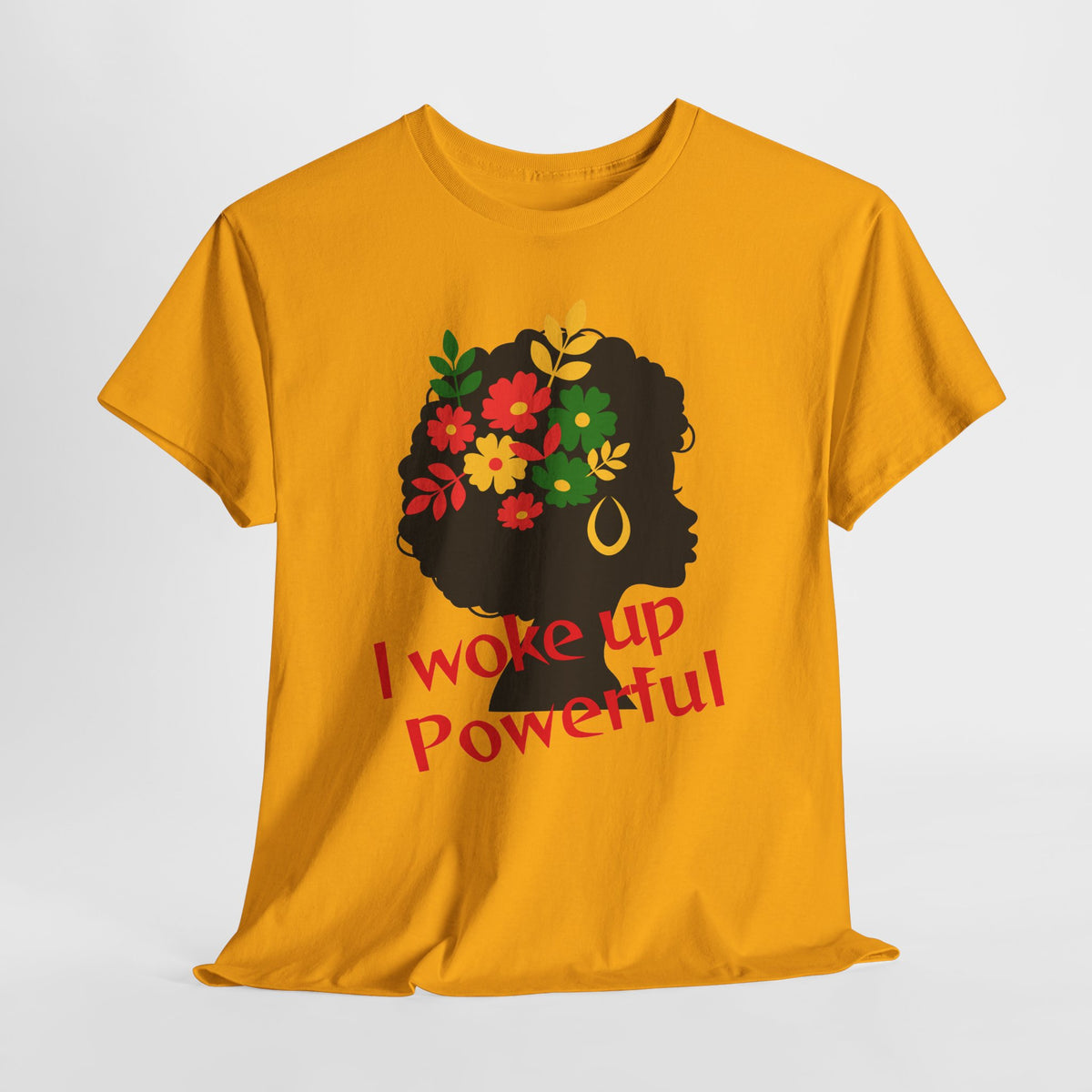 I Woke Up Peaceful" Minimal Line Art T-Shirt