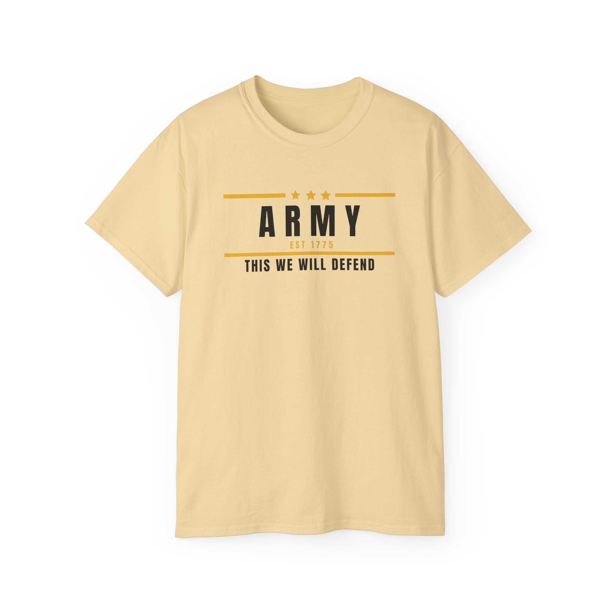Army This We Will Defend Tee — Patriotic Military Cotton T-Shirt