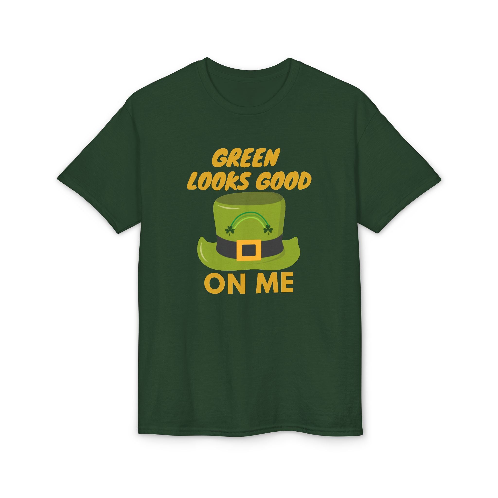 St. Patrick’s Heart Shamrock T-Shirt - “Green Looks Good On Me”
