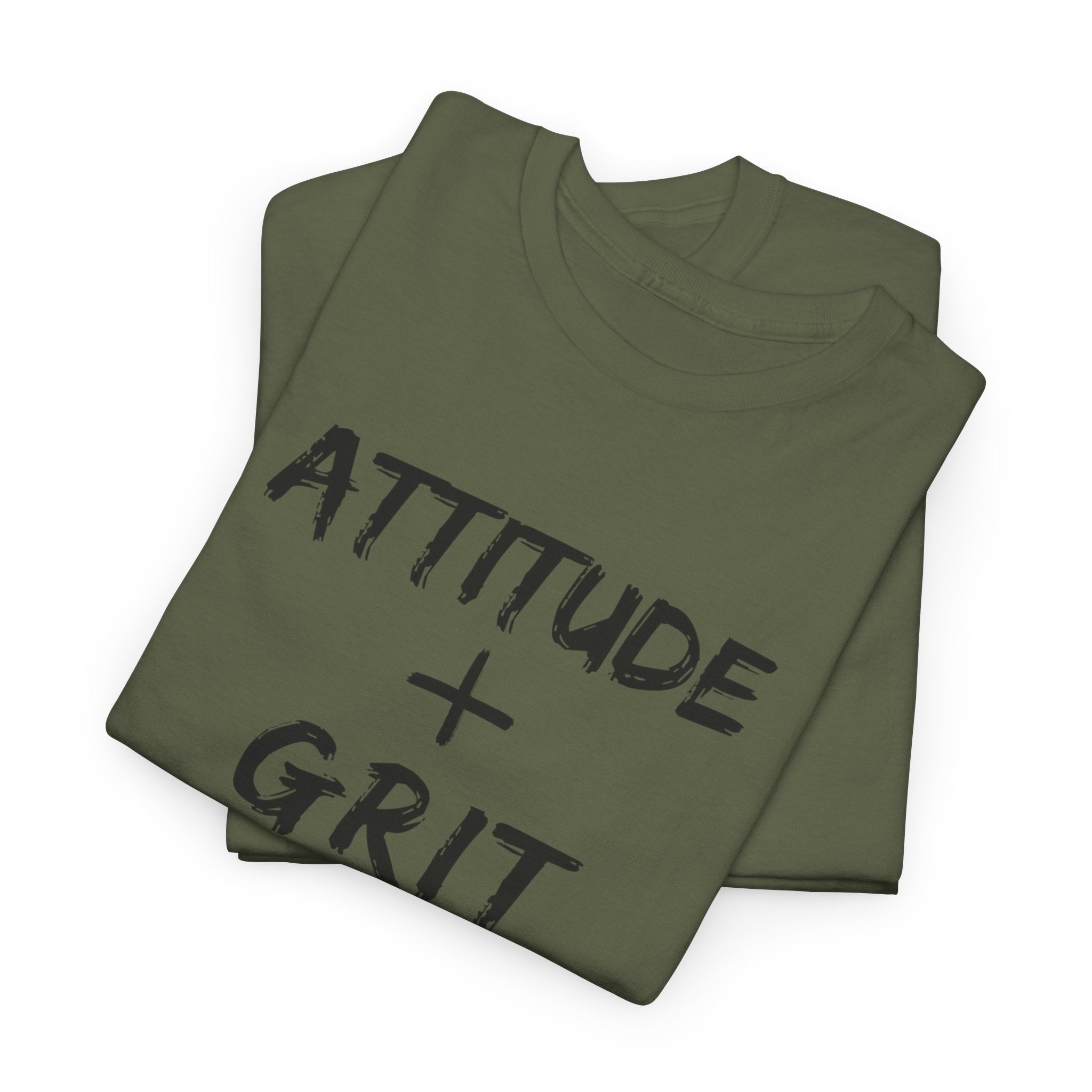 Hill Raised Tee — "Attitude + Grit" Graphic T-Shirt