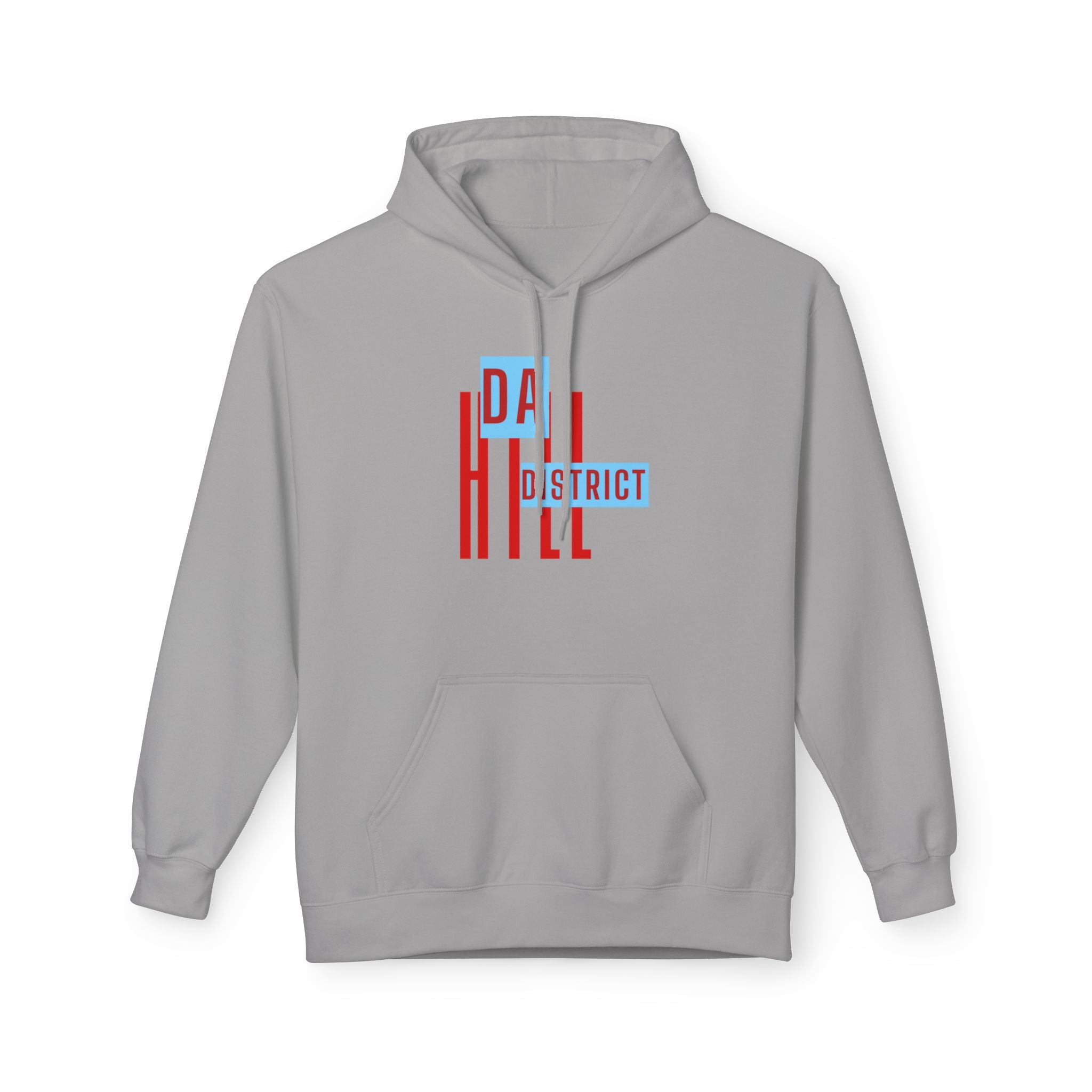 Hill District Retro Text Hoodie — 'Da Hill District' Pittsburgh Pride Sweatshirt