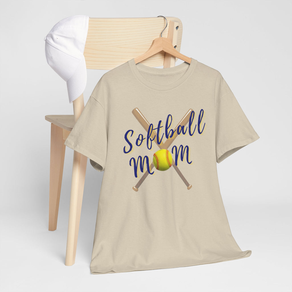 Softball Mom T-Shirt — Bat & Ball Graphic Tee
