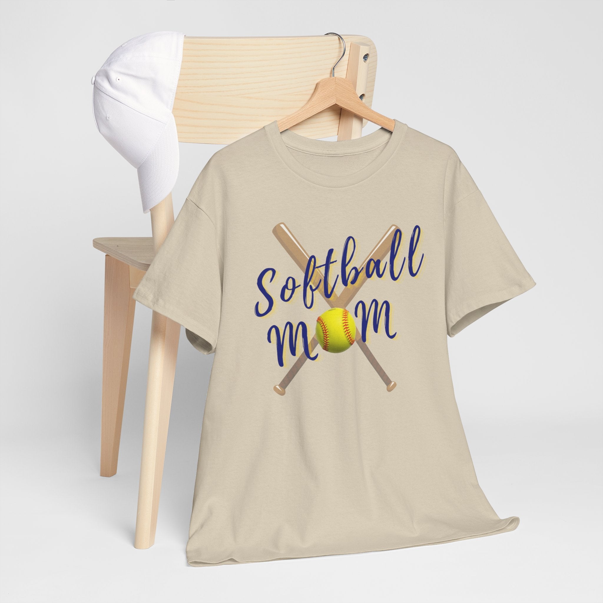 Softball Mom T-Shirt — Bat & Ball Graphic Tee