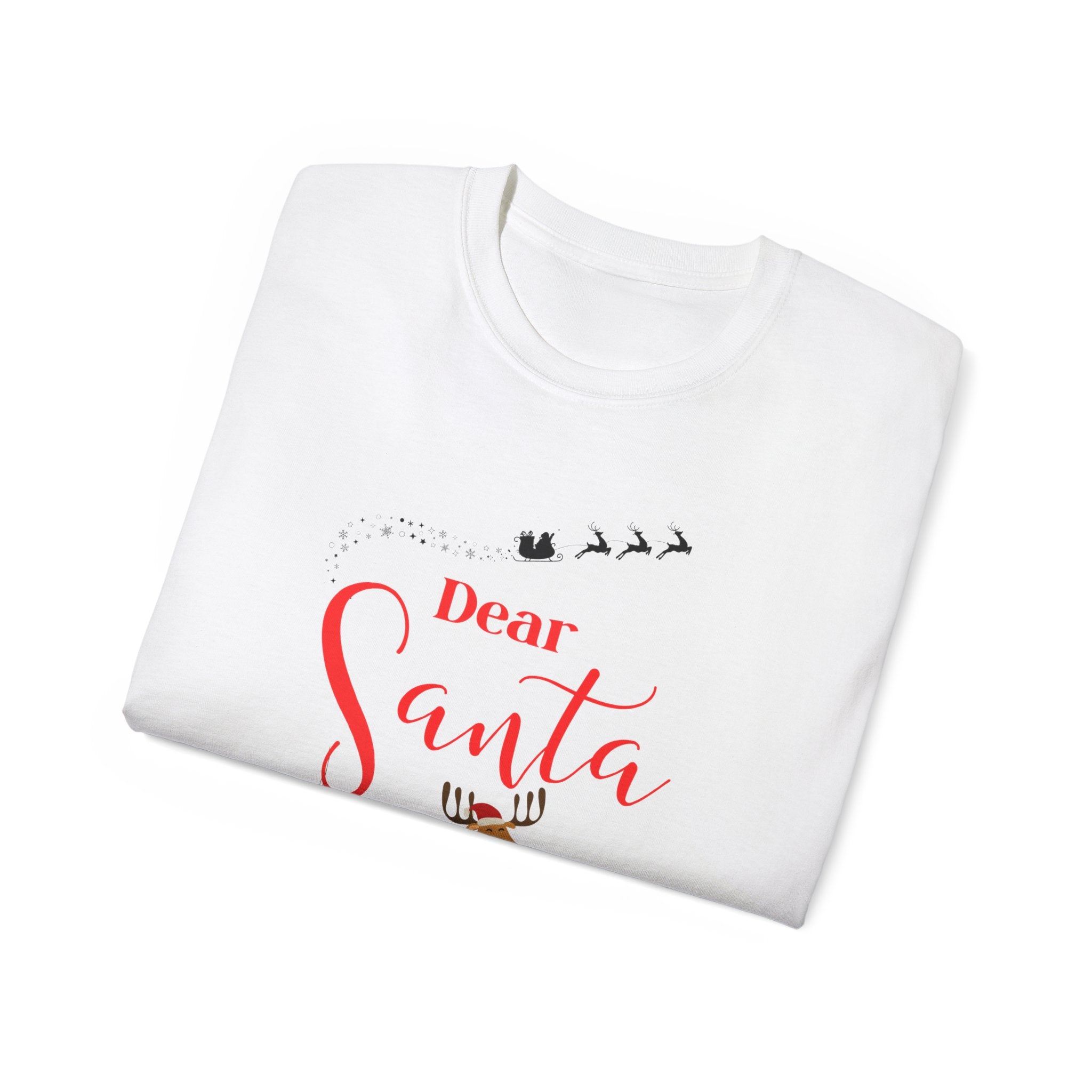 Dear Santa, Socks are not...Unisex Cotton Tee, Christmas Shirt, Holiday Gift, Funny Xmas Apparel, Santa Humor Tee