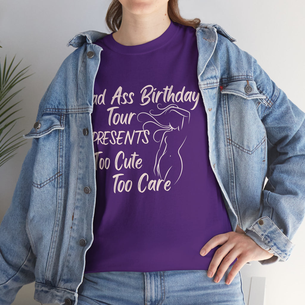 Birthday Tee — 'bad ass birthday tour' Graphic Shirt