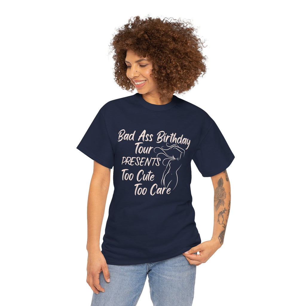 Birthday Tee — 'bad ass birthday tour' Graphic Shirt
