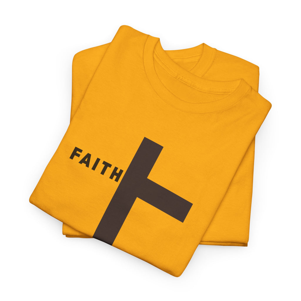 Faith Cross T‑Shirt — Minimal Christian Tee