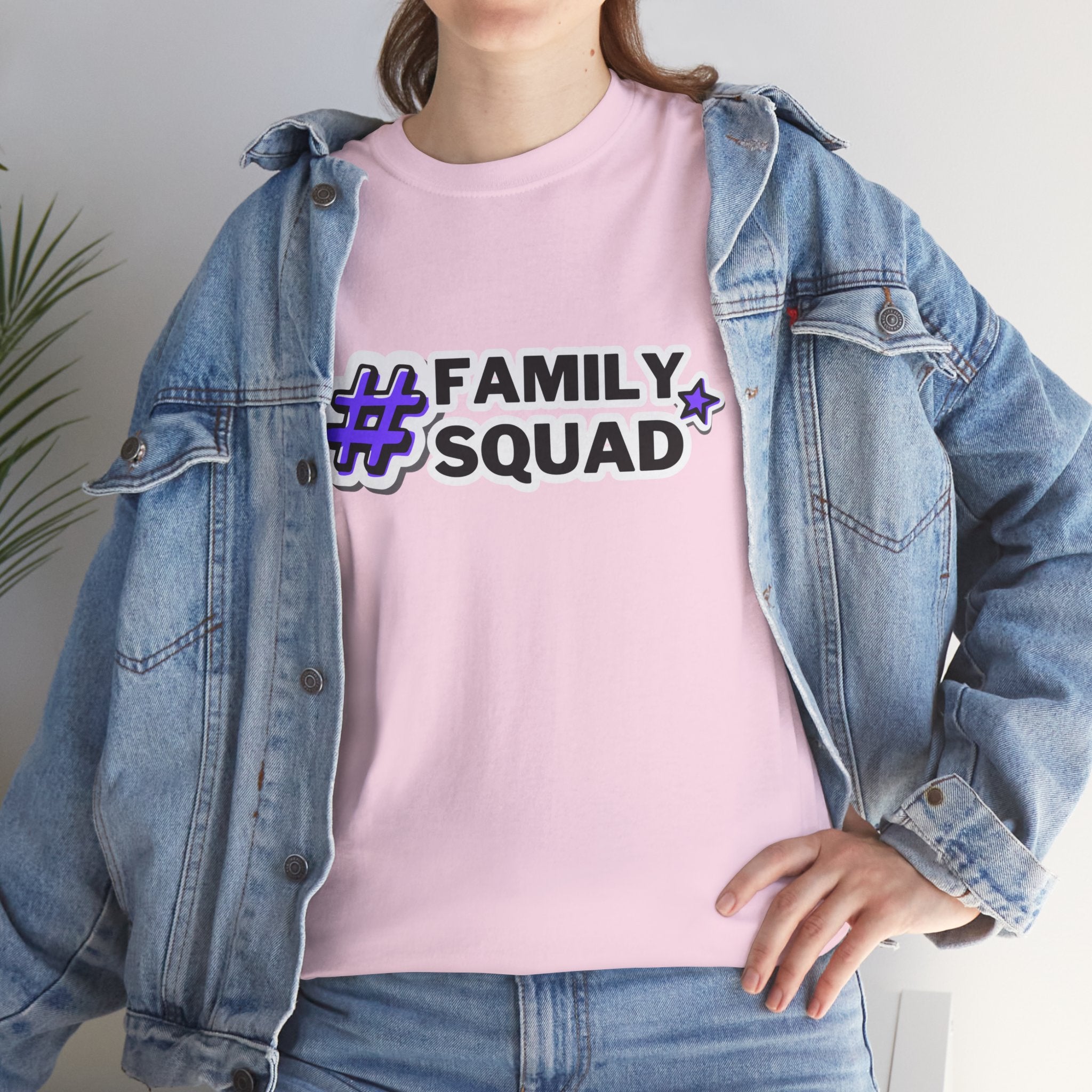 Family Squad T-Shirt — #FamilySquad Graphic Tee for Matching Family Outfits