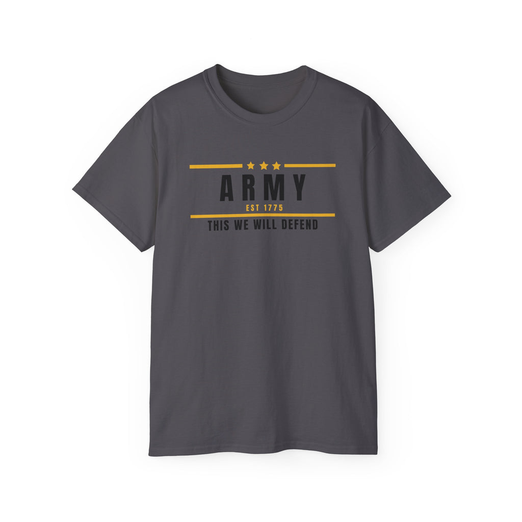 Army This We Will Defend Tee — Patriotic Military Cotton T-Shirt