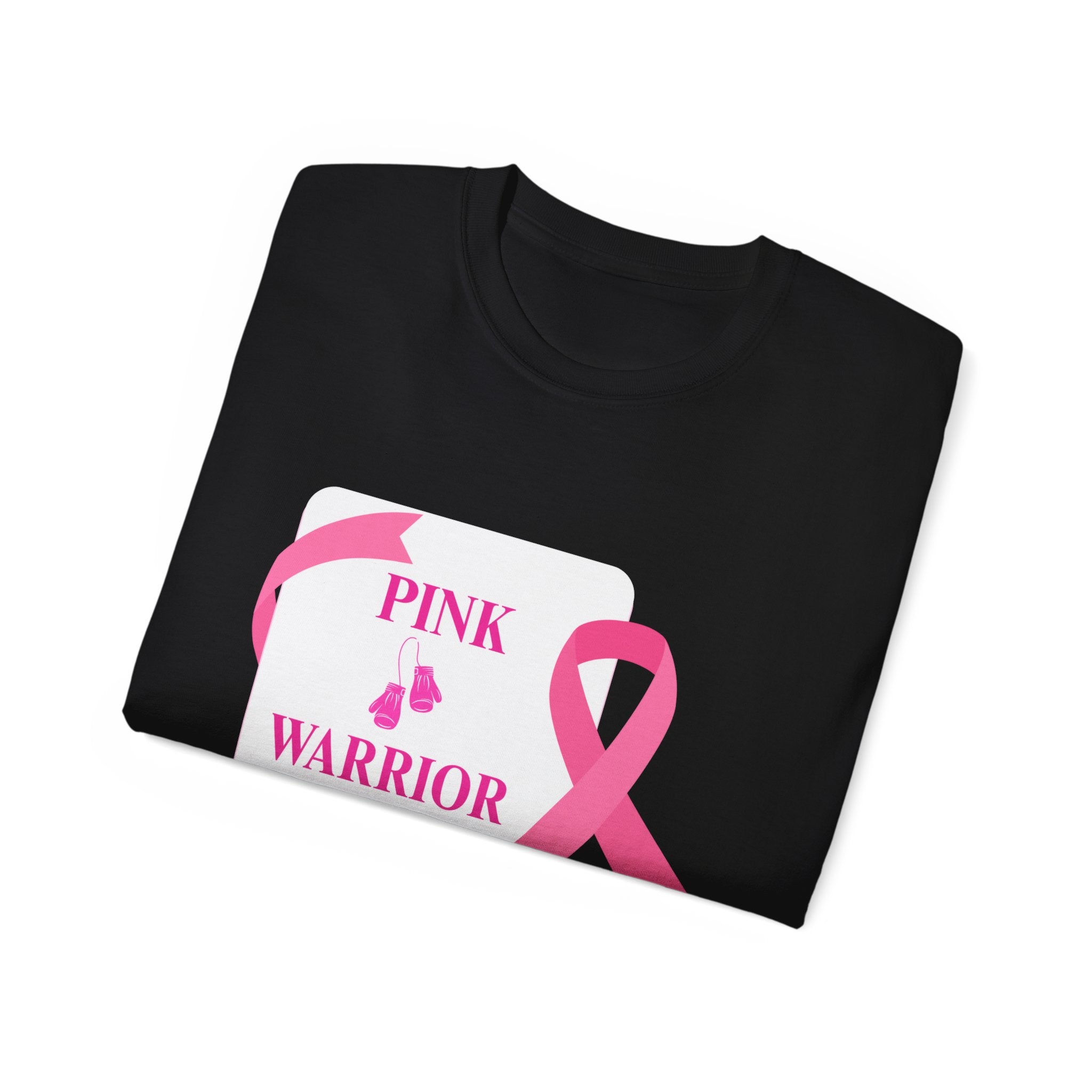 Pink Warrior Tee - Breast Cancer Awareness Pink Ribbon Shirt