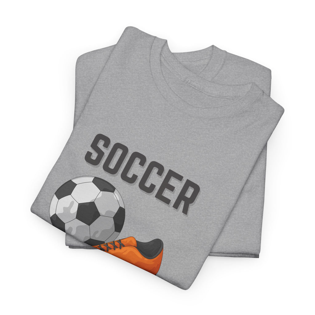 Soccer Dad T-Shirt – Graphic Soccer Ball & Cleat Tee, Father’s Day Gift