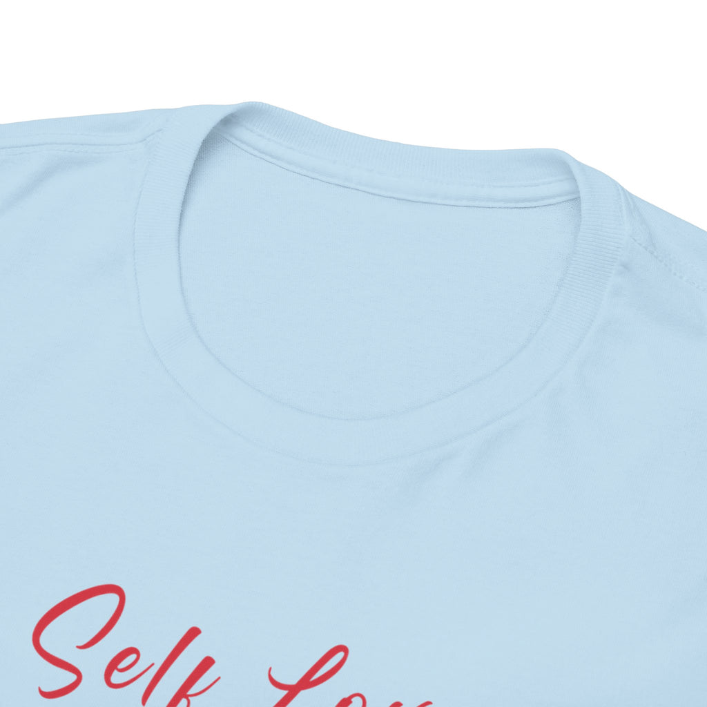 T-Shirt — "Self Love Is The Real Flex" Romantic Couple Graphic Tee