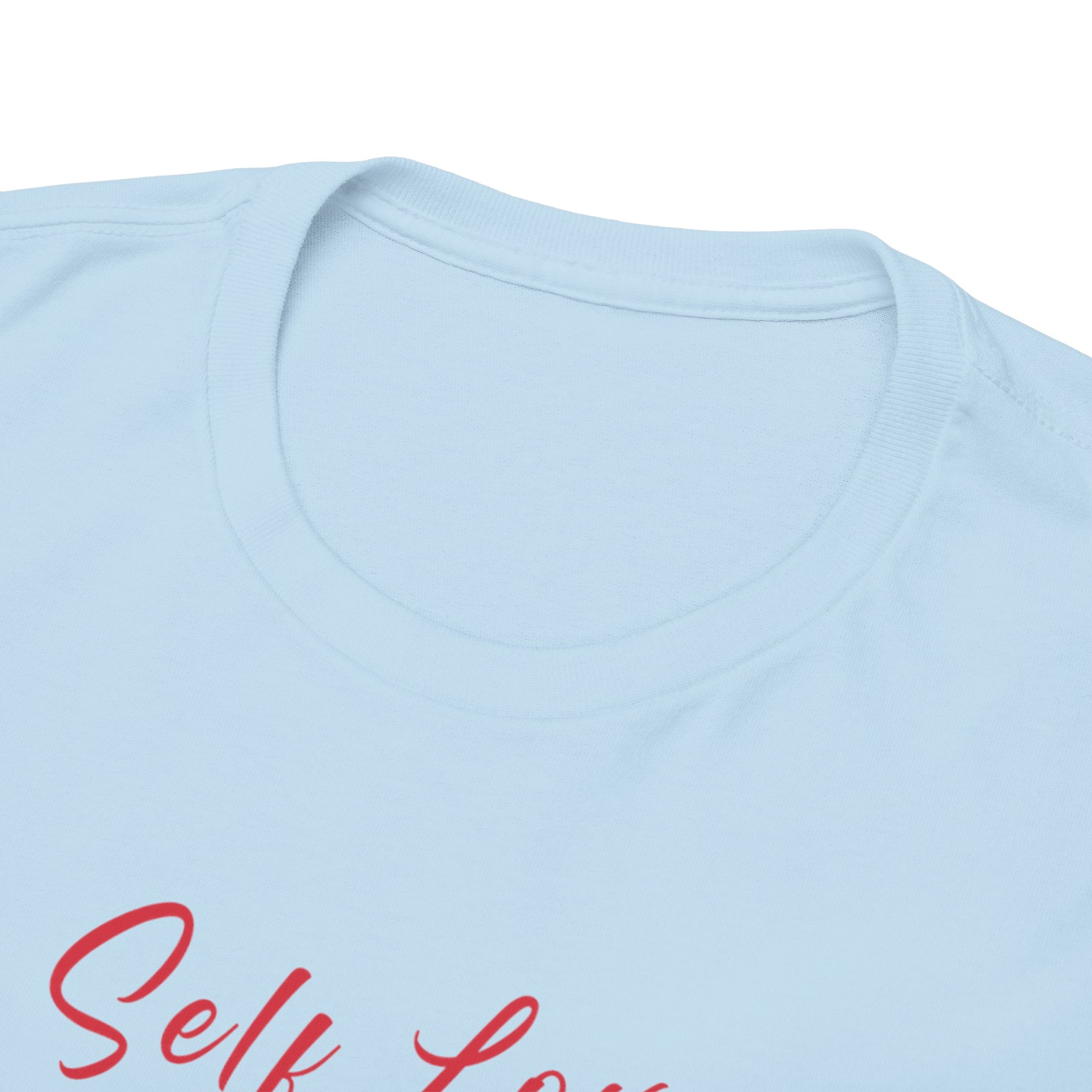 T-Shirt — "Self Love Is The Real Flex" Romantic Couple Graphic Tee