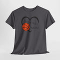 Basketball Mom T-Shirt – Heart & Basketball Design