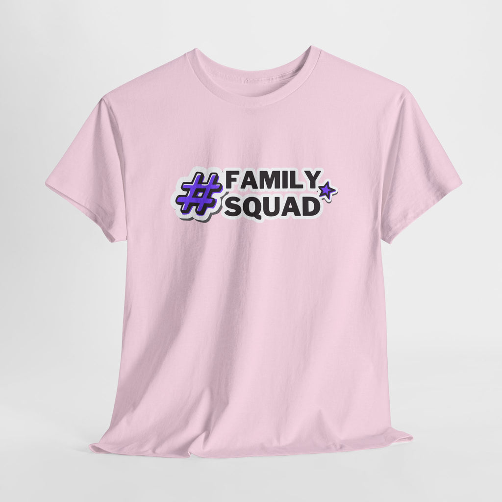 Family Squad T-Shirt — #FamilySquad Graphic Tee for Matching Family Outfits