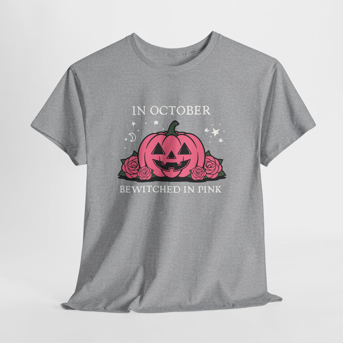 In October Bewitched in Pink Pumpkin Tee
