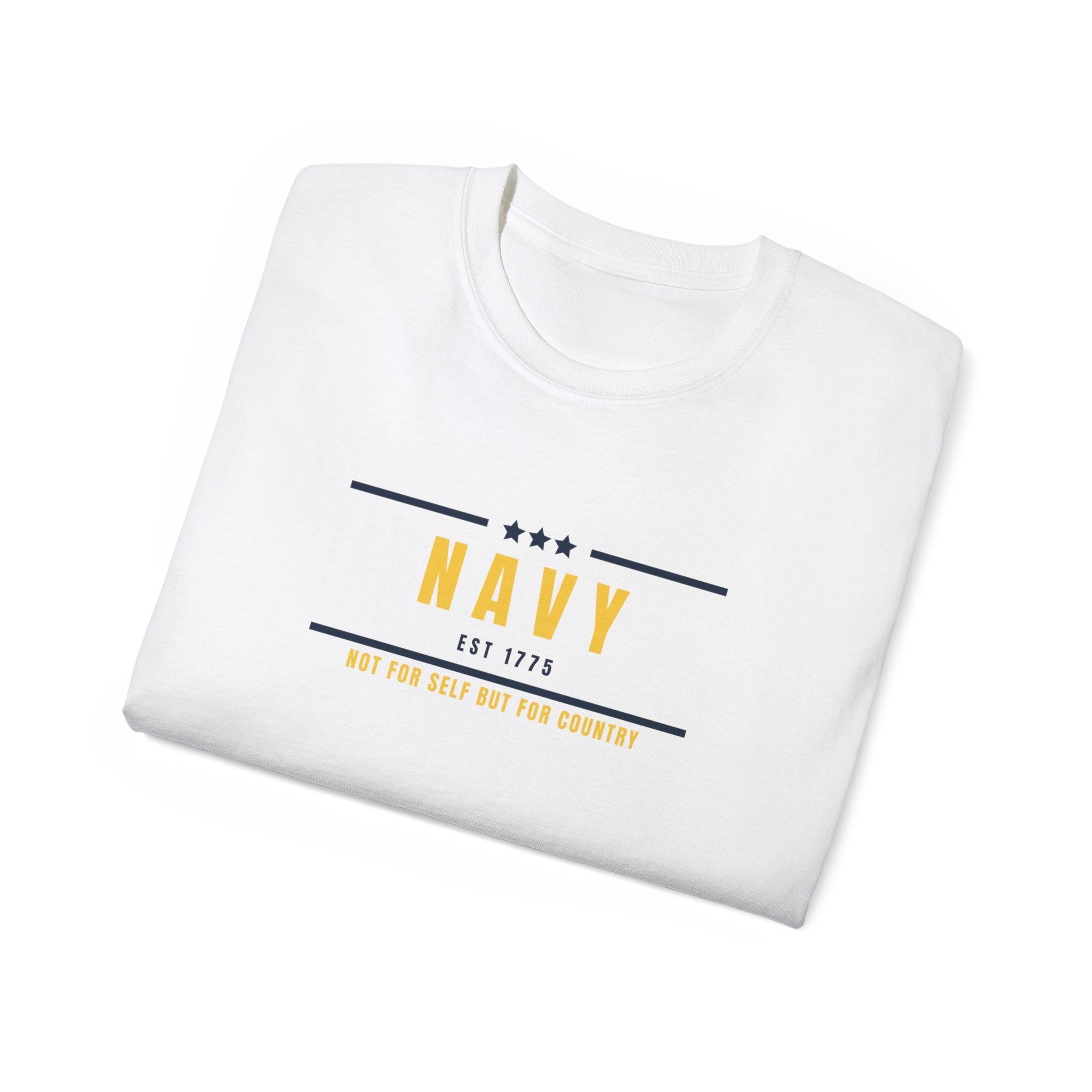Navy Est. 1775 Military Graphic Tee — Veteran & Navy Support Shirt