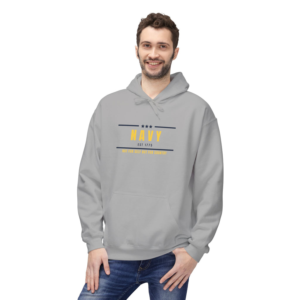 Navy Est. Hoodie — Military Pride Pullover