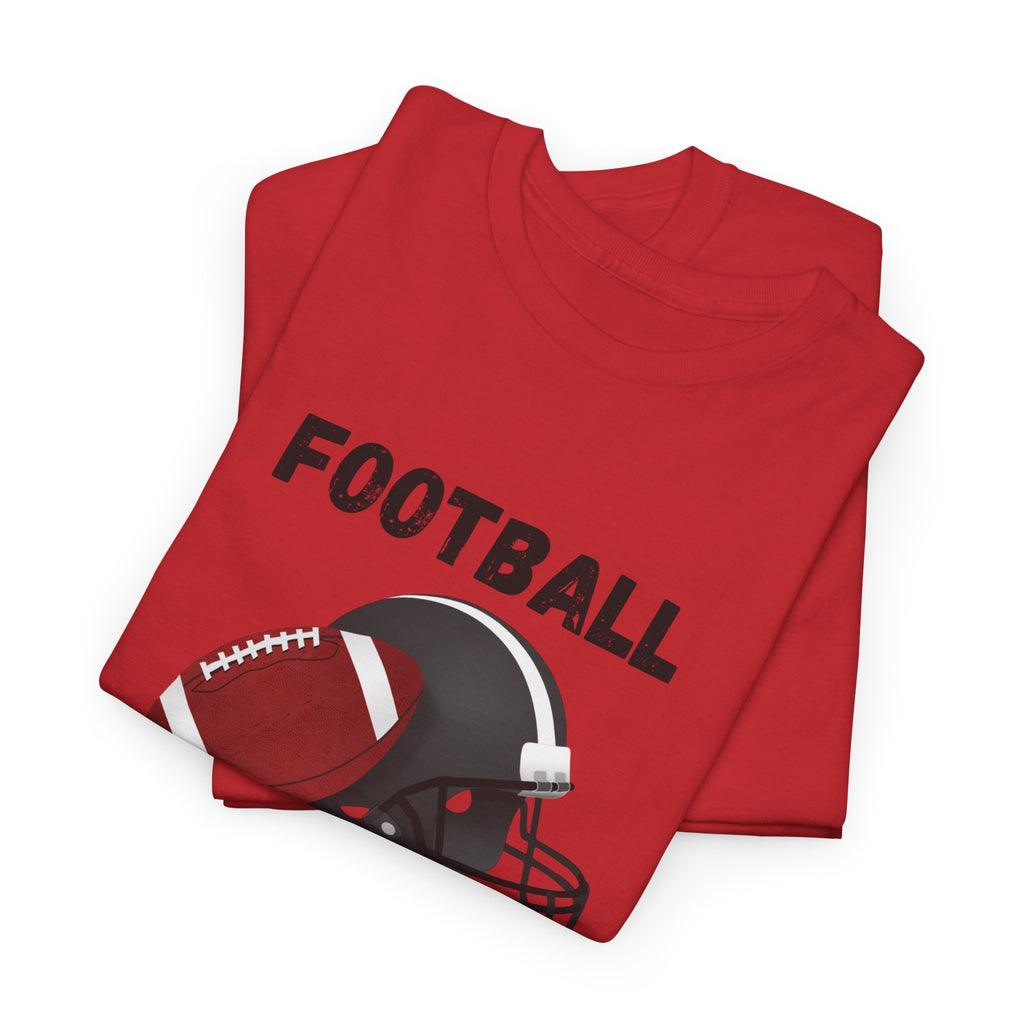 Football Dad T-Shirt — Classic Football & Helmet Tee for Proud Dads