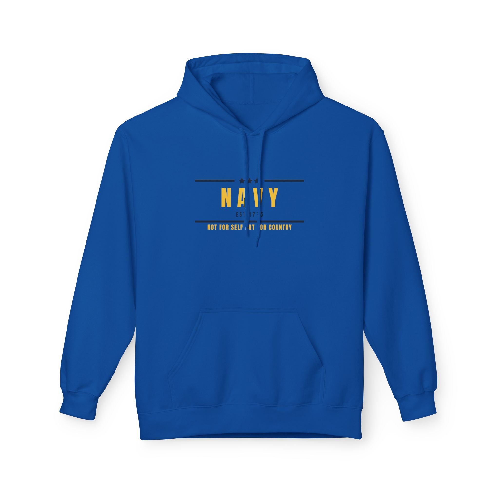 Navy Est. Hoodie — Military Pride Pullover