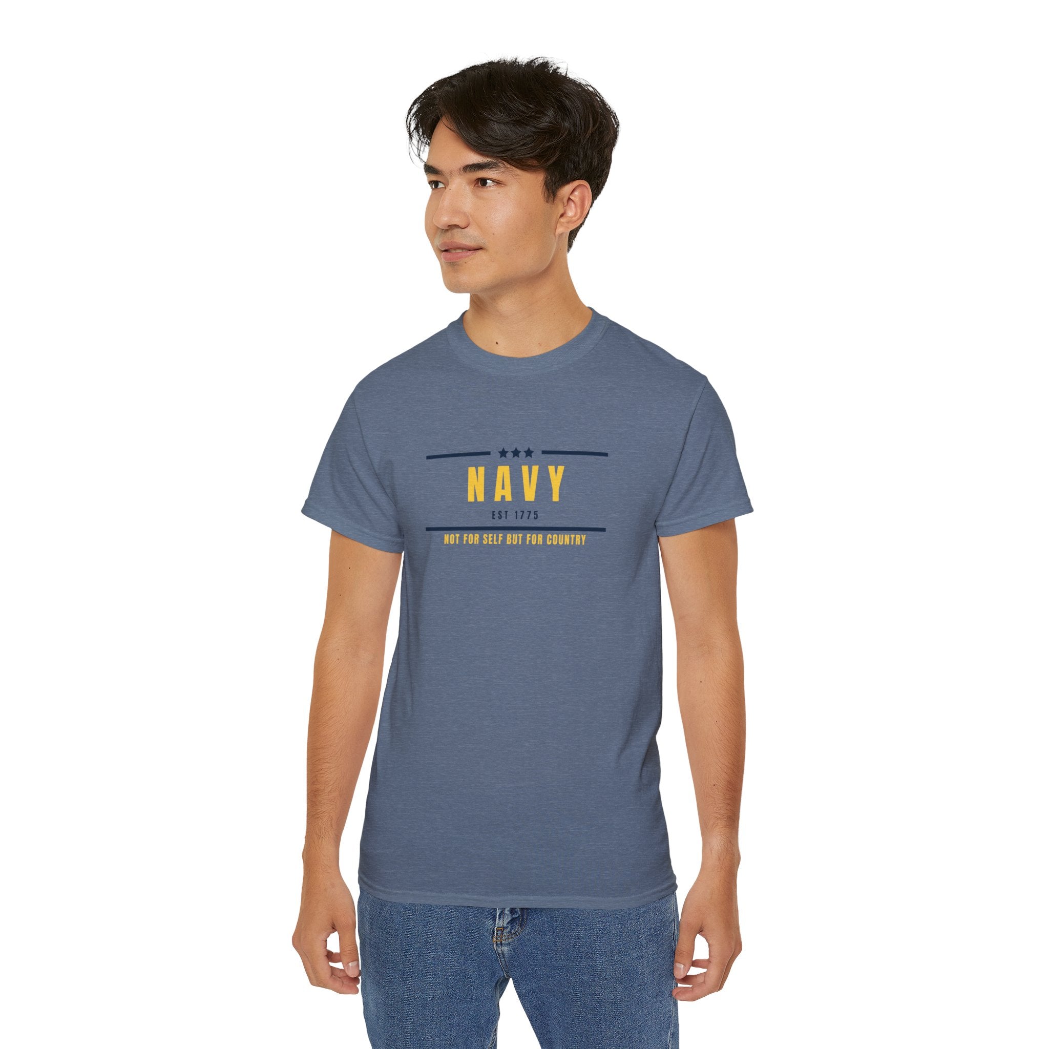 Navy Est. 1775 Military Graphic Tee — Veteran & Navy Support Shirt
