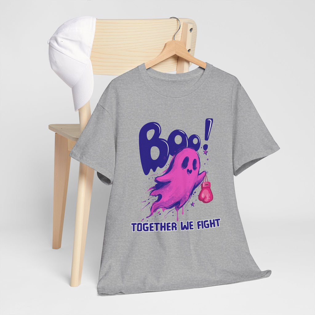Boo! Together We Fight Tee — Pink Ghost Breast Cancer Awareness T-Shirt