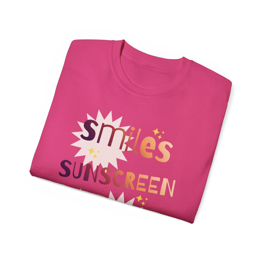 Smiles Sunscreen Shenanigans Tee — Fun Summer Beach Shirt