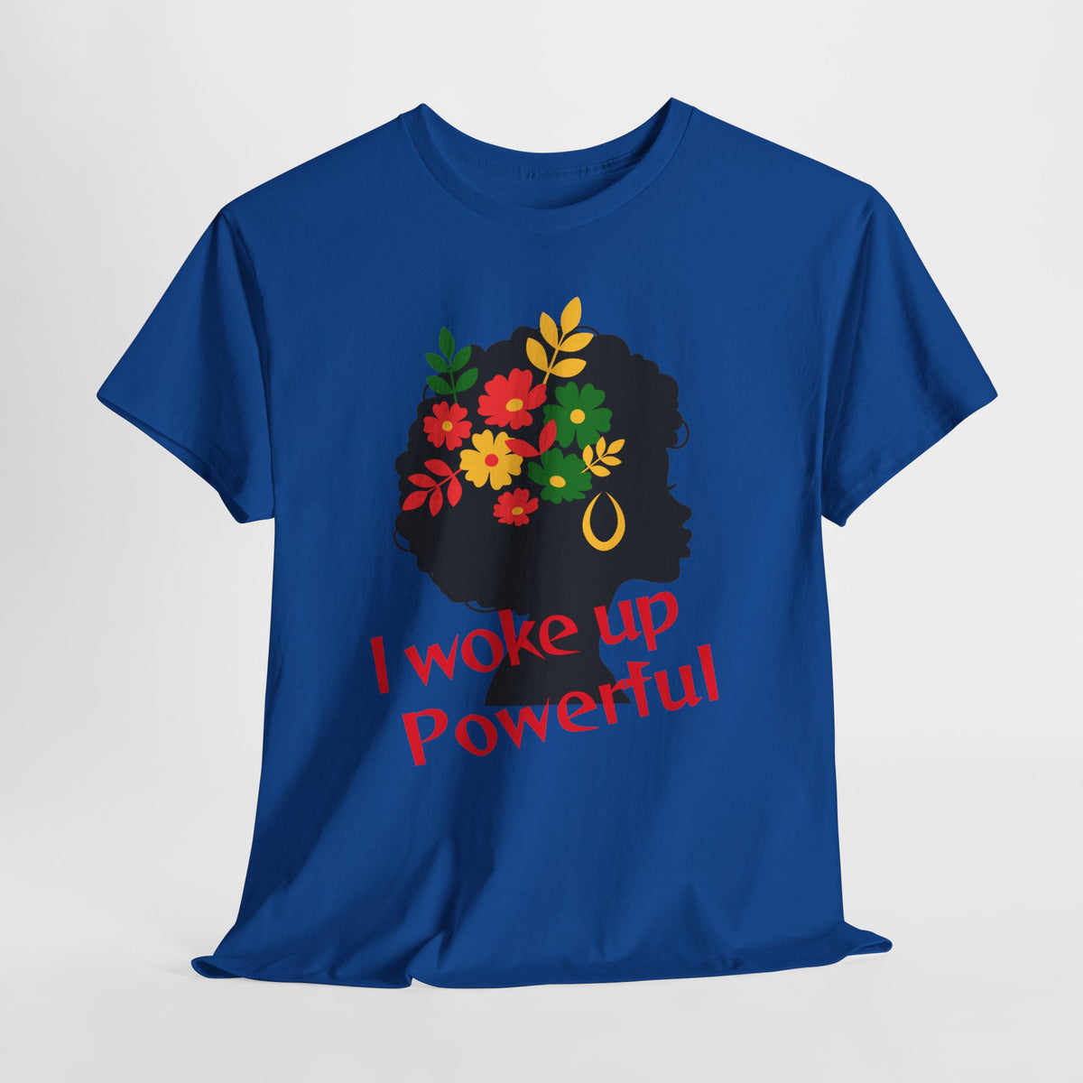 I Woke Up Peaceful" Minimal Line Art T-Shirt
