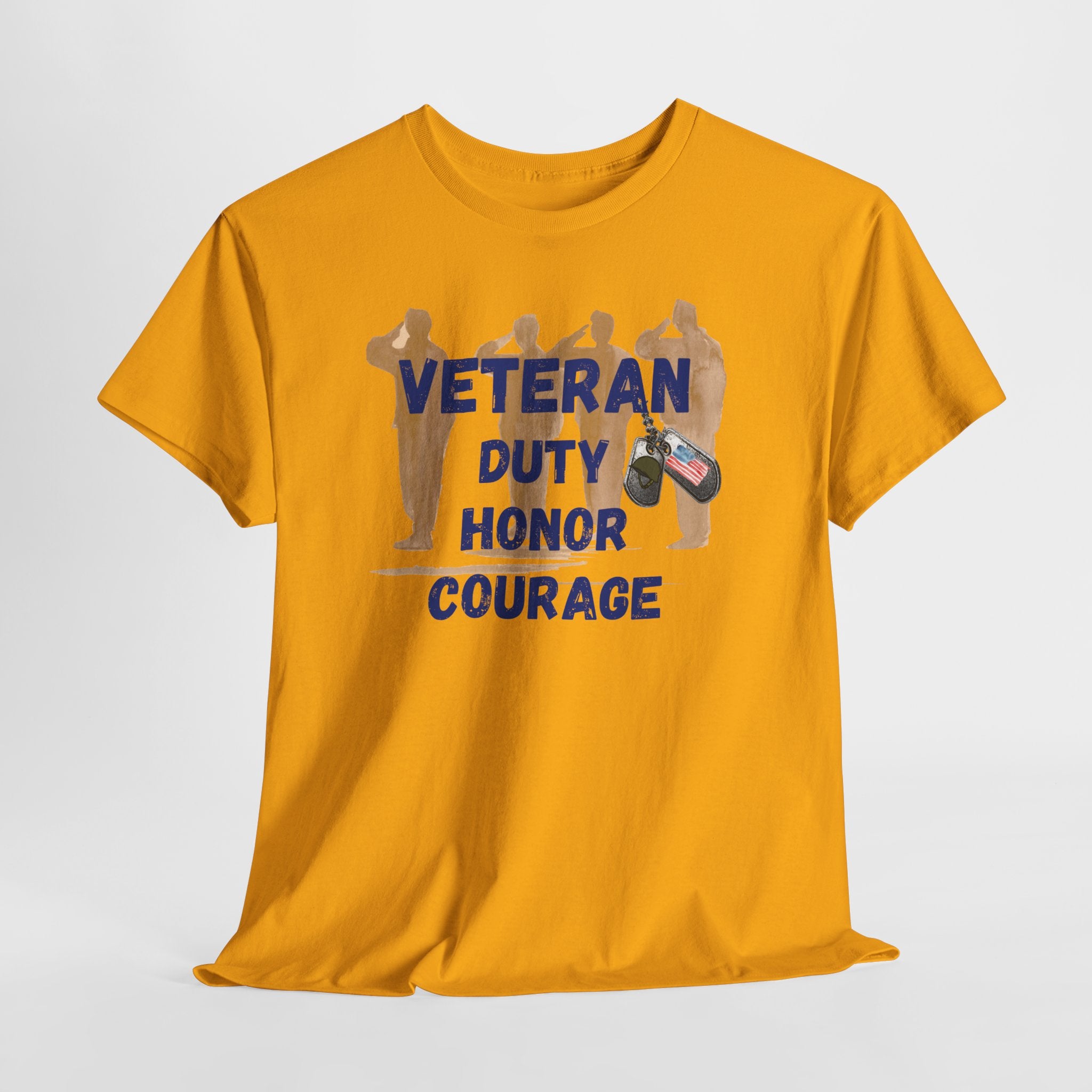 Veteran Duty Honor Courage T-Shirt – Military Tribute Tee