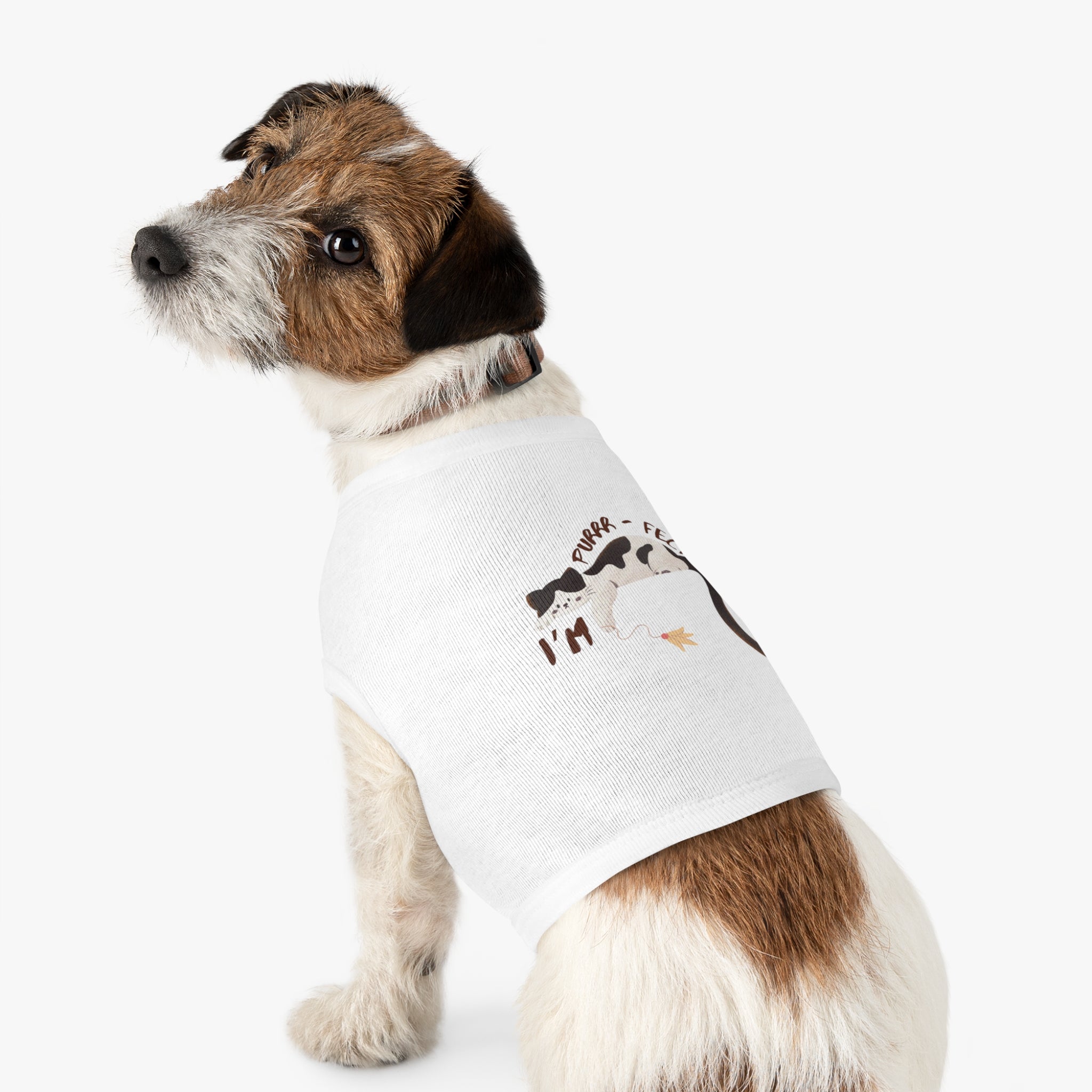 Cat Pet Tank Top - "Purr-fect" Sleeping Cat Design