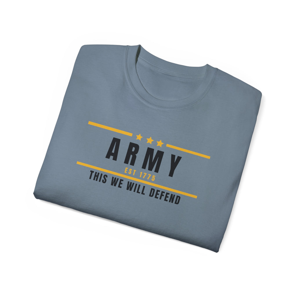 Army This We Will Defend Tee — Patriotic Military Cotton T-Shirt
