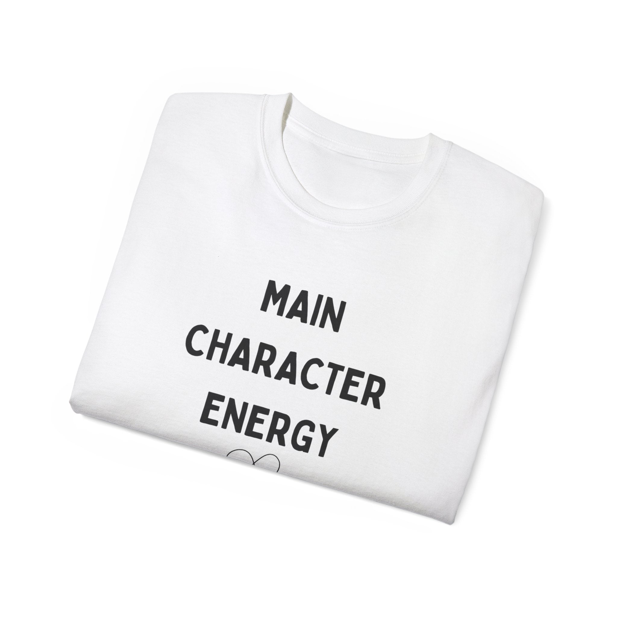 Main Character Energy Tee — "Match Me" Graphic Cotton Shirt
